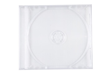 Naklejka premium CD Disk Packaging White Background