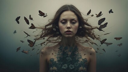 Golden Horizons: A Portrait of the Girl in the Field