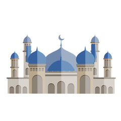 Flat Style Design Mosque