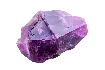 Vesuvianite Purple Gemstone on Transparent Background