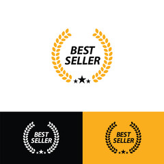 Best Seller Logo Sticker, Stamp, Icon, Label - Fully Editable HD Template