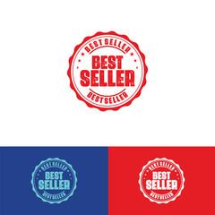 Best Seller Logo Sticker, Stamp, Icon, Label - Fully Editable HD Template