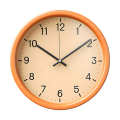 3D Rendering of a Colorful Clock on Transparent Background - Ai Generated