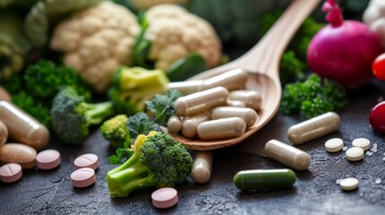 cruciferous vegetables capsules, keto diet dietary supplements for healthy