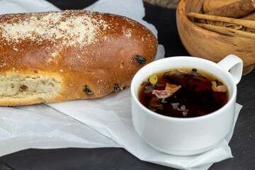 soft delicious and sweet bread with added raisins
