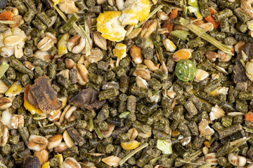 combined pet food for rodents, meat-free food