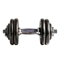 Two Dumbbells Stacked Together