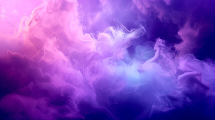 Fototapeta na wymiar Pink-purple aura - psychedelic background smoke - pink clouds.