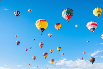 Obraz premium A Bunch of Hot Air Balloons Flying in the Sky