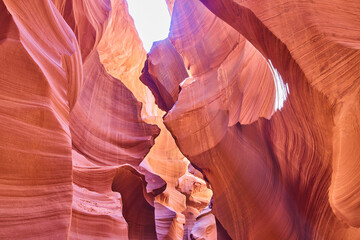 Antelope Canyon Sandstone Elegance - Lightplay in Arizona Slot Canyon