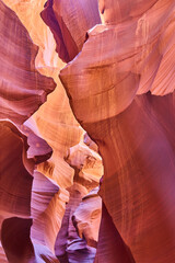 Antelope Canyon Warm Hues and Light Play, Arizona