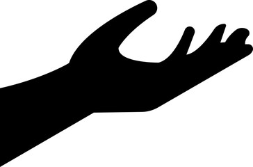 Hand gestures flat icon. Included, fingers interaction, pinky swear, forefinger point, greeting, pinch, hand washing, emojis, gestures, stickers, emoticons black vector isolated transparent background