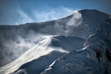 Blizzard in National Park