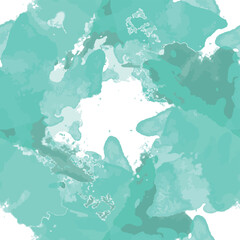 Seamless artistic watercolor colorful splash pattern.