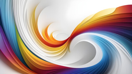 colorful vortex and waves 