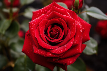 Armon&iacute;a Floral: Sum&eacute;rgete en la Elegancia de las Rosas Rojas, Cada P&eacute;talo una Oda a la Naturaleza, Cada Tallo una Danza de Color y Forma, Ideales para Proyectos Impresos y Digitales que Buscan Captura