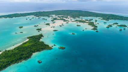 Fulaga lagoon in Fiji's remote Southern islands © Michael