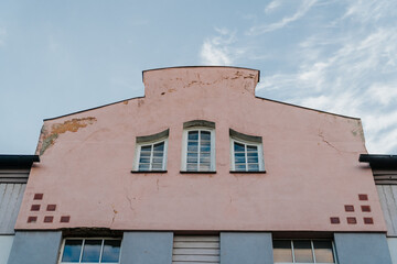 brick building with windows