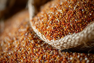 close up of a sorghum seed - obrazy, fototapety, plakaty