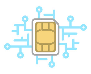 simカードと回路