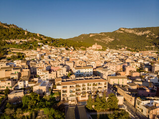 Andratx at sunset, Mallorca, Balearic Islands, Spain