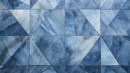 blue marble tiles background