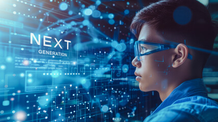 
A business leader selects between Standard and Extended licenses for "NEXT GENERATION", tailoring the choice to business needs.