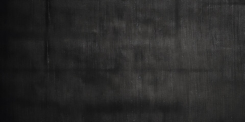 Wide surface of black fabric denim grunge texture. For wallpaper, banner, background design images. Blank copy space Close-up - obrazy, fototapety, plakaty