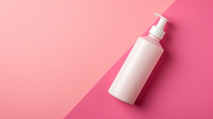 A blank cosmetic product mockup, set against a studio background, providing ample space for text placement
