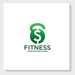 fitness logo design vector, sport logo inspiration