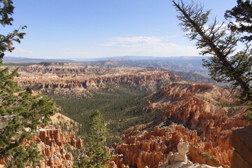 Bryce Canyon aerial landscape summer