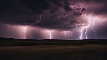 lightning in the city  cosmic dance of forces, where the lightning is the leader, and the landscape is the follower.  