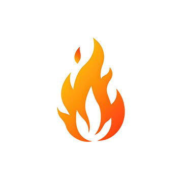fire flames icon isolated