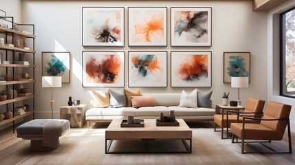 Hang statement artwork or a gallery wall to personalize the space and reflect your style