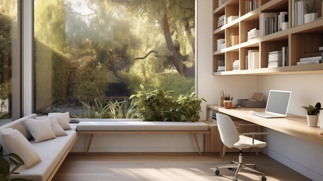 Home Office with Garden Nook