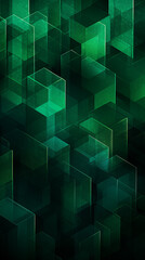 Obraz premium Abstract digital background green geometric and texture 