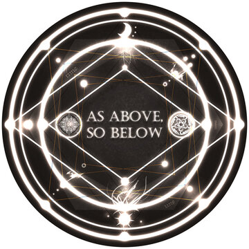 As Above, So Below Illustration