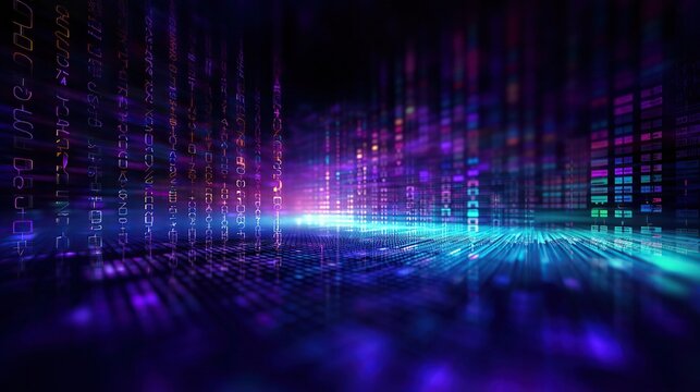 wide screen server data matrix background