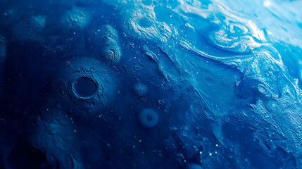 Vista de la superficie de neptuno desde un telescopio  - obrazy, fototapety, plakaty