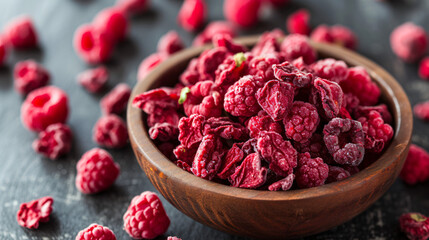 freeze dried raspberries