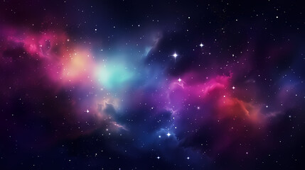 Fototapeta premium Countless stars twinkle in the night sky