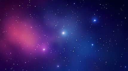 Obraz premium Mysterious star themed gradient background with countless twinkling stars