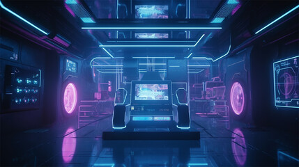 Immerse yourself in the digital age with our futuristic technology background, designed to inspire innovation.
