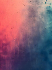 Fototapeta premium Stylish blue, pink, and green colors grainy gradient background postcard. High quality