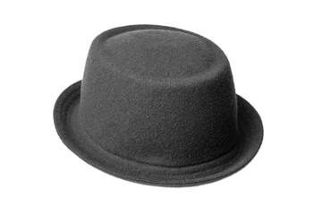 felt  hat isolated on white background.
