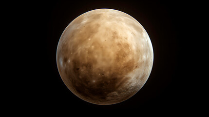 Imagen del planeta venus visto desde un satélite - obrazy, fototapety, plakaty