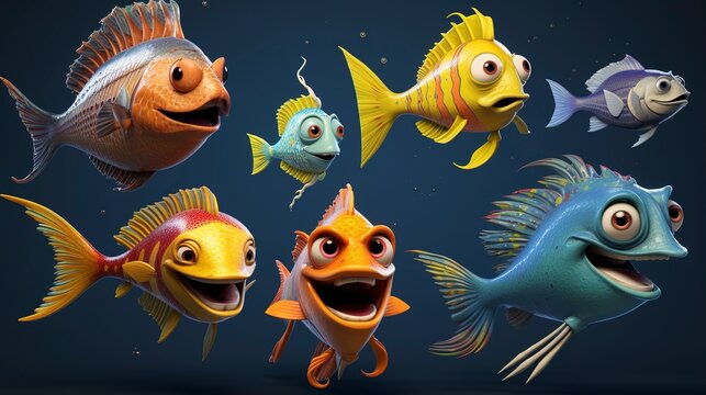 Characters Discovering Deep-Sea Fish Species