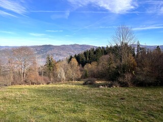 autumn landscape in the Kysuce region