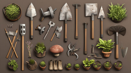Set of Gardening Tools
