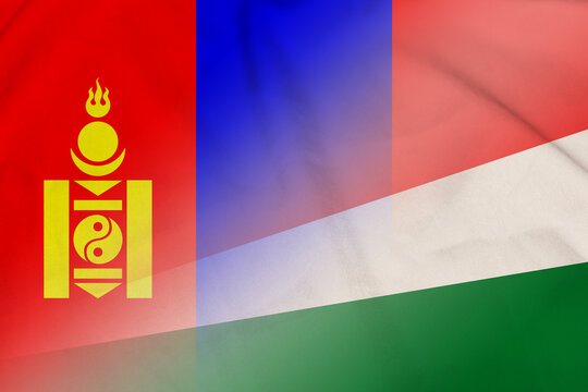 Mongolia and Seychelles national flag international contract SYC MNG